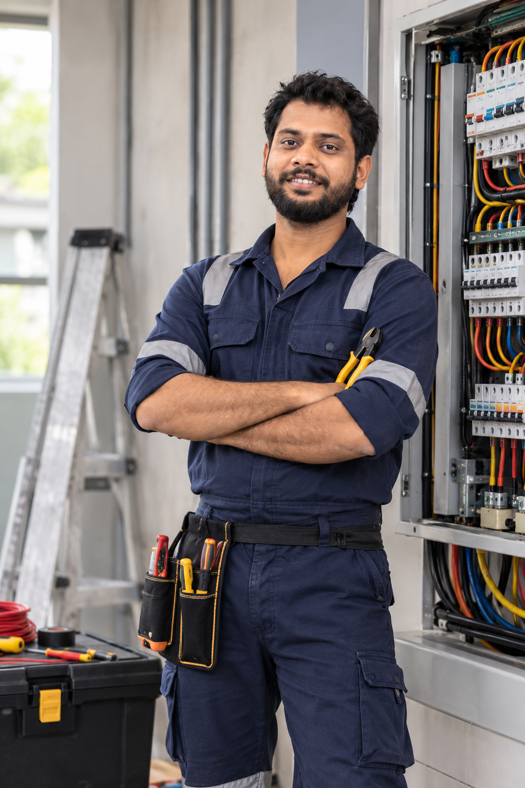 Professional electrician